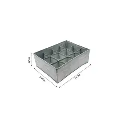 GENERICO - ORGANIZADOR DE ROPA INTERIOR 12 COMPARTIMENTOS 31CM