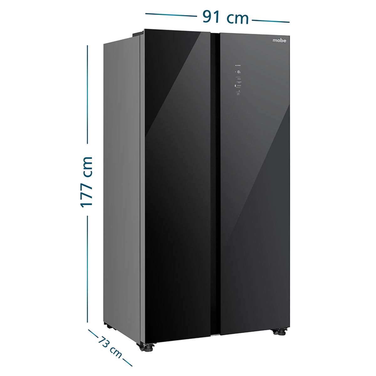 MABE - Refrigerador TecInverter Side by Side 631L MSC631LKLNG0 Mabe