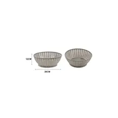 GENERICO - CESTA DE PLASTICO MULTIFUNCIONAL 30X12CM