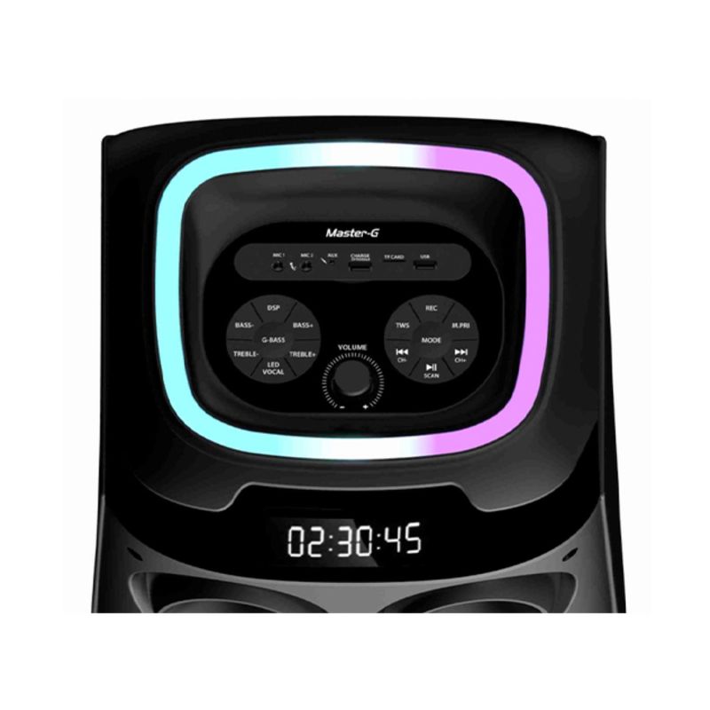 MASTER G - Parlante Karaoke Bluetooth 100W RGB Discovibes Master-G