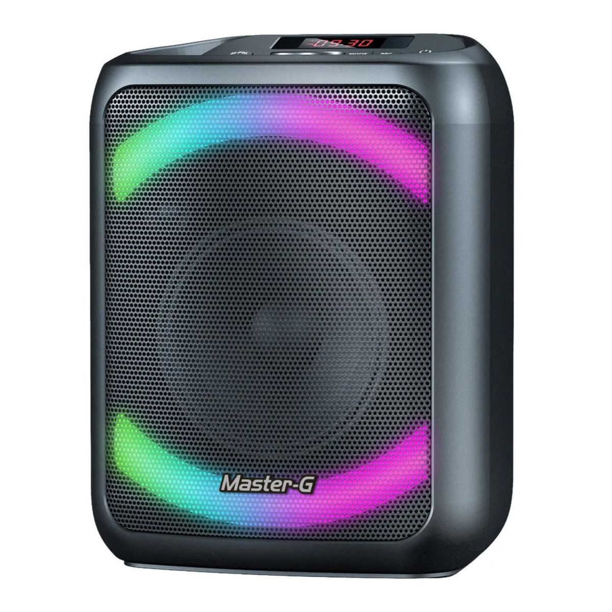 MASTER G - Parlante Bluetooth Portatil 15W Karaoke LED Cypher Master-G