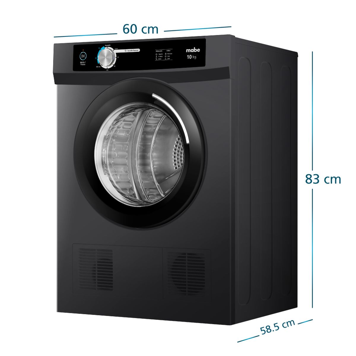 MABE - Secadora Eléctrica 10Kg Carga frontal panel digital Mabe SEM010VDCL0