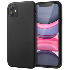 GENERICO - Carcasa De Silicona Para iPhone 11 Normal - Negro