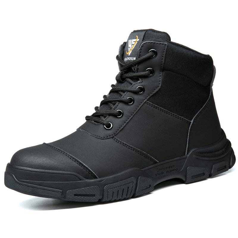 BLWOENS - Zapatos de trabajo de Seguridad para hombres - Negro