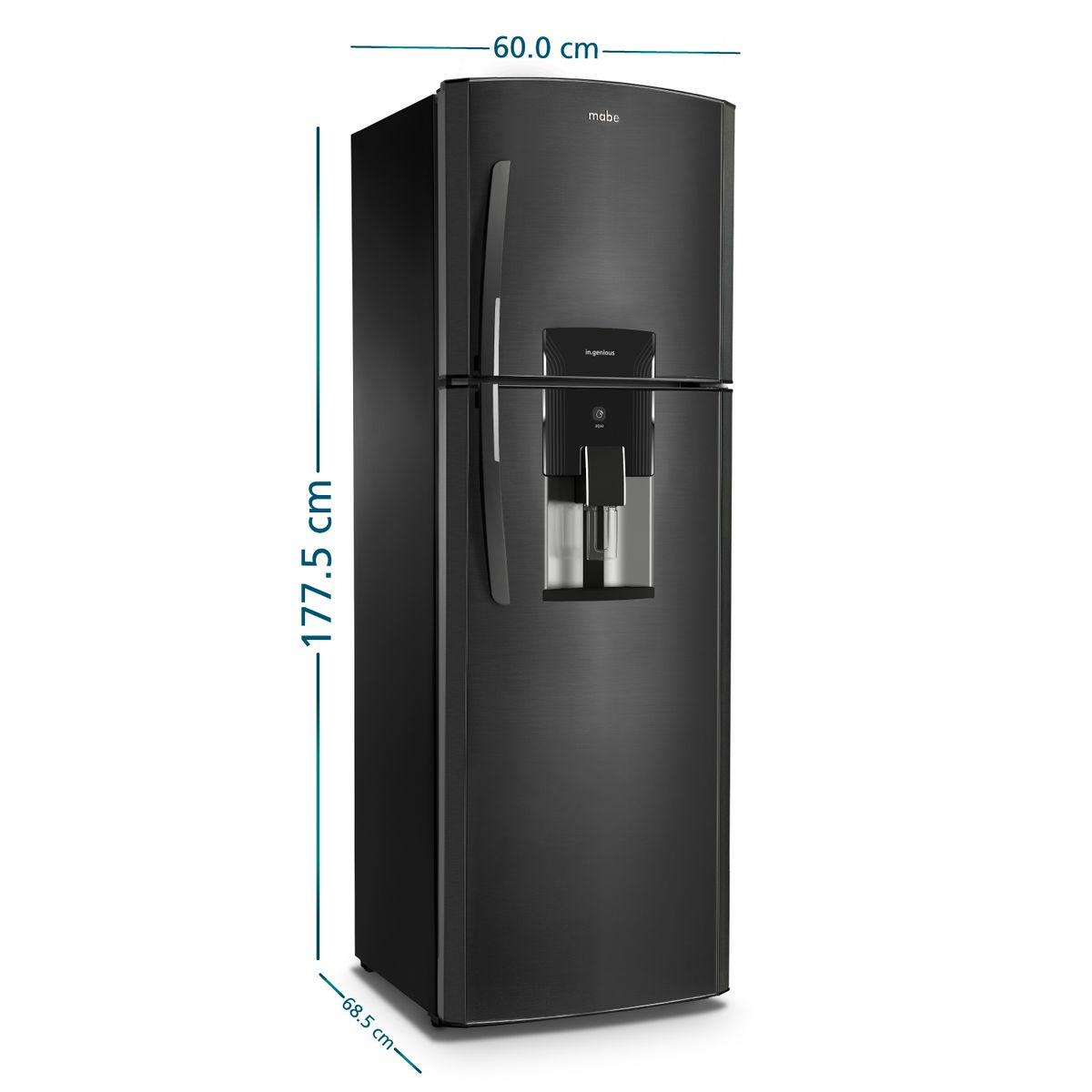 MABE - Refrigerador No Frost 300L 58% ahorro de energía Mabe RMA300FWUC