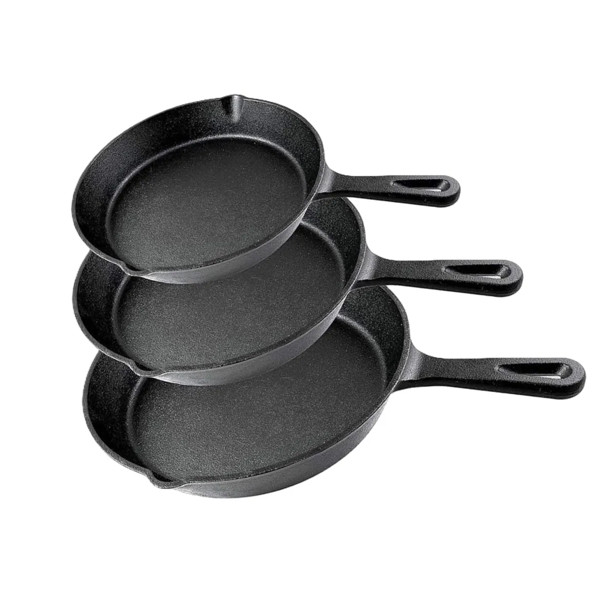 U BUY - Sartenes De Hierro Fundido Juego De Sartenes 3 Piezas