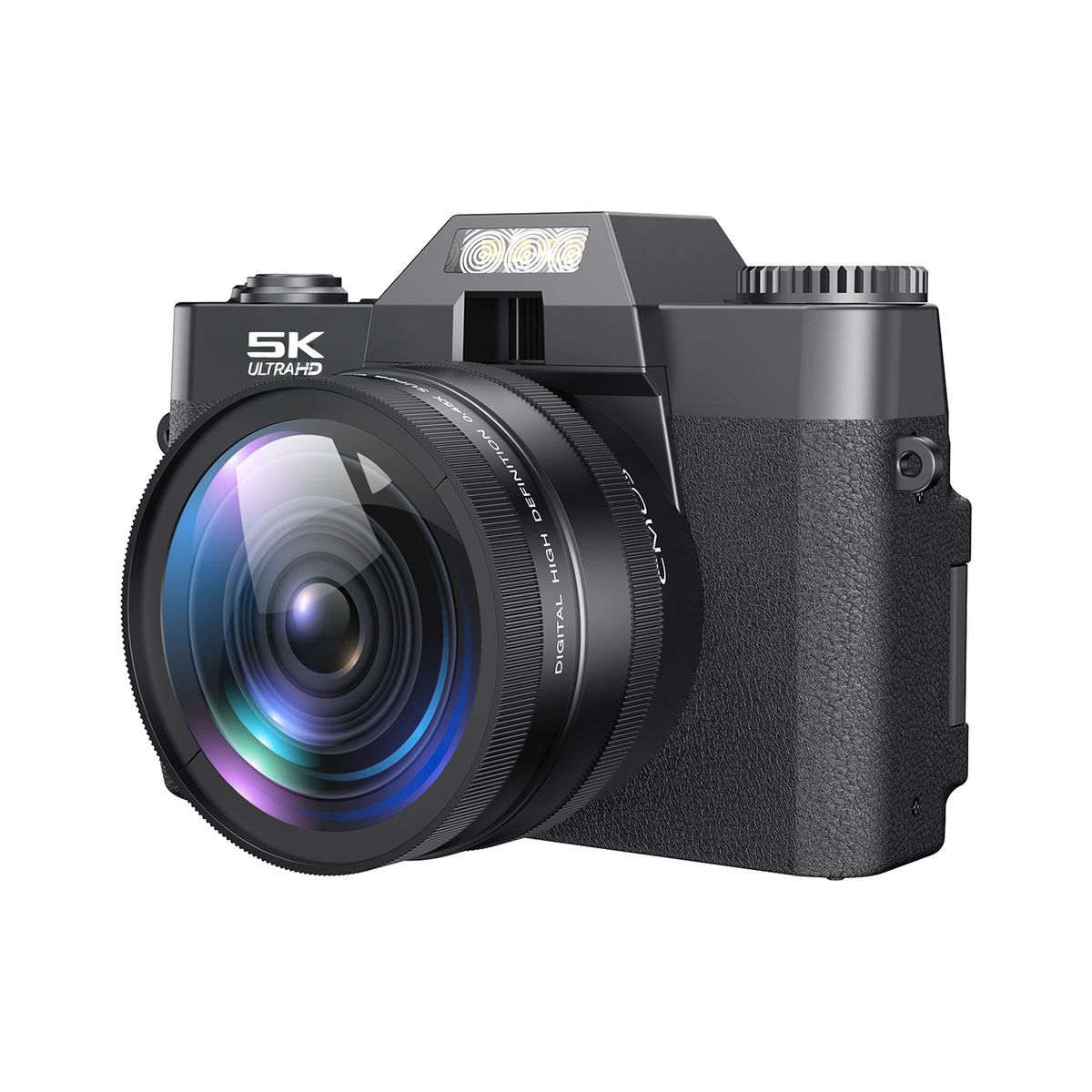 RENVMEXY - Cámaras Digitales 5K 75MP con WiFi AF Lente Gran Angular y Zoom 16X