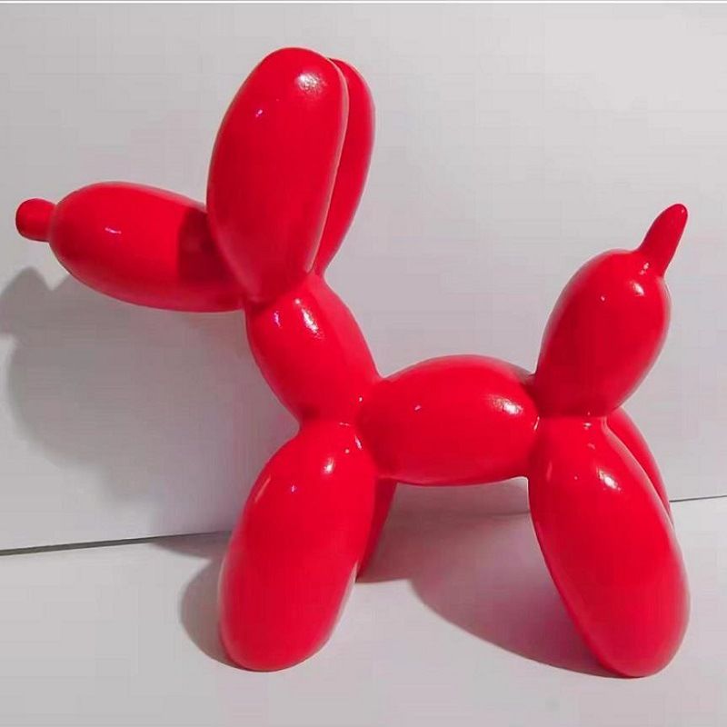 DANWEILE - Adornos de perro con globos de resina - Naranja