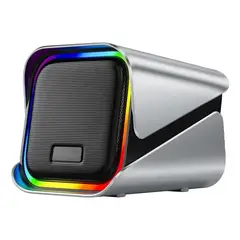 CASTLEN - Parlante Bluetooth Portátil Bocinas Inalámbrica Con RGB Negro