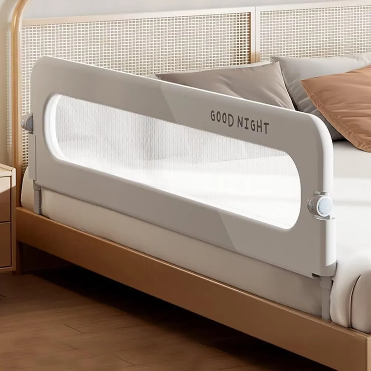 TATEE - Baranda De Cama Seguridad Para Bebe Plegable 180cm