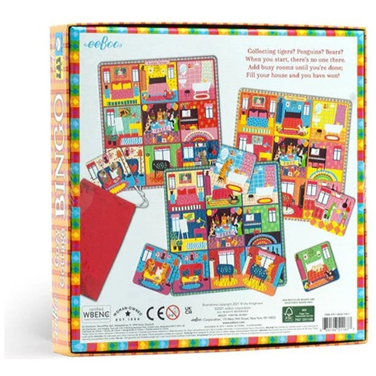 GENERICO - Eeboo Bingo Cozy Cottage Cabaña Acogedora