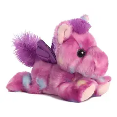 AURORA - Peluche Bright Fancies Pegaso Tutti Frutti 18 Cms