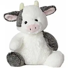 AURORA - Peluches - Dulce Y Suave - Vaca Clementina De 30 Cm