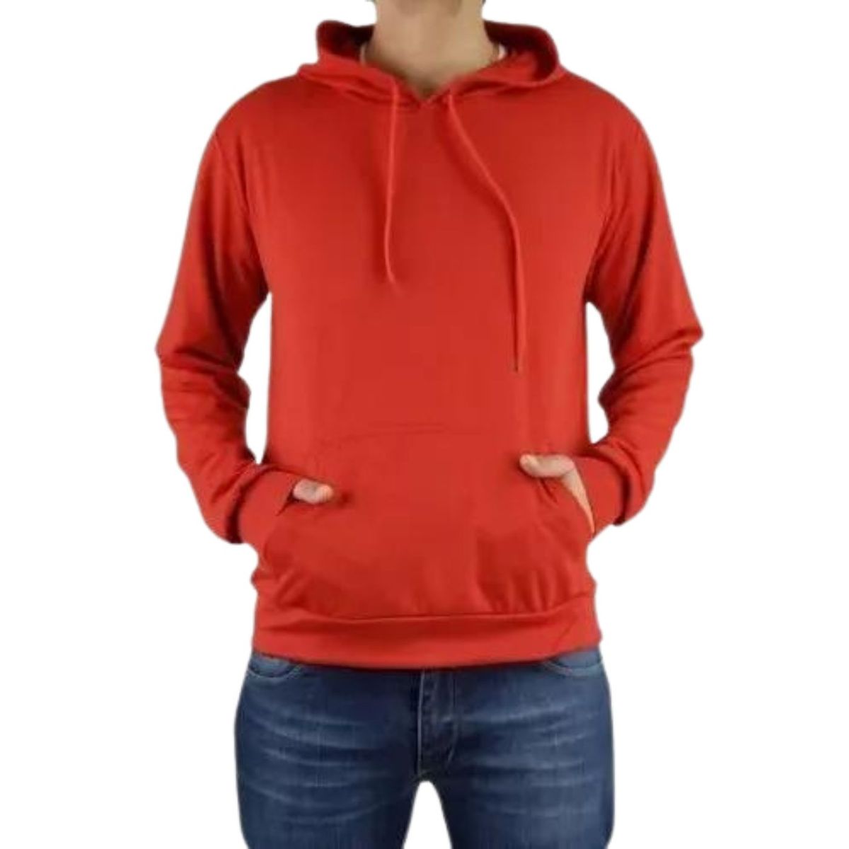 LIKE SHOP - Poleron Frisado Canguro Gorro Invierno Forro Polar Unisex 0422