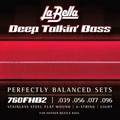 LA BELLA - Set bajo electrico deep talkin bass 760FHB2