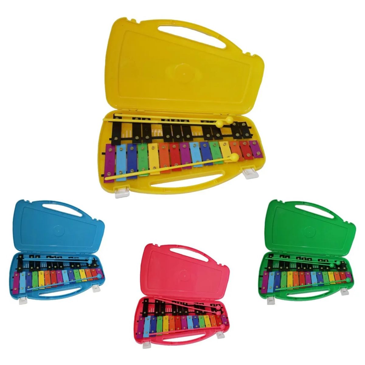 GENERICO - Xilófono Profesional Cromático 25 Notas Con Maleta