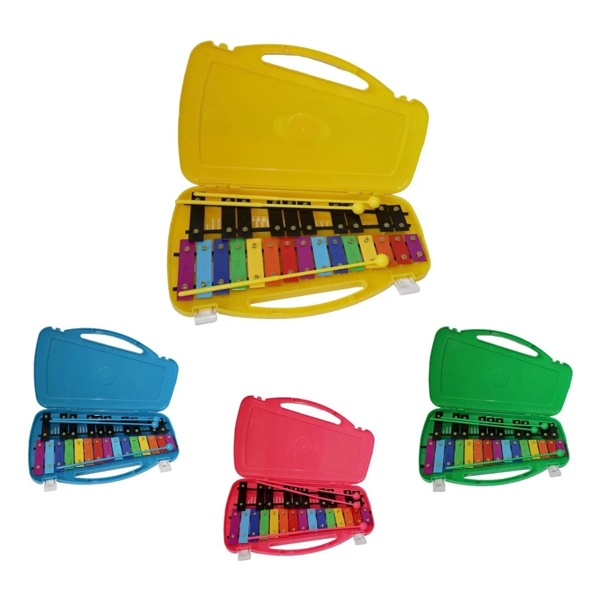 GENERICO - Xilófono Profesional Cromático 25 Notas Con Maleta