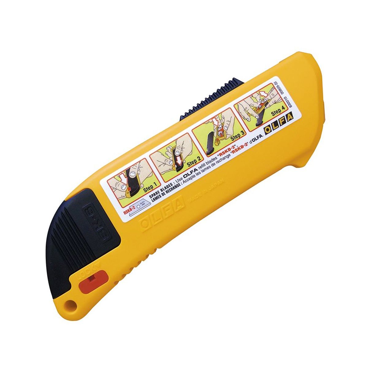OLFA - Cuchillo de seguridad auto-retráctil con doble sistema de seguridad SK-6
