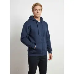 LIKE SHOP - Poleron Hombre Invierno Forro Interior Chiporro Cierre Capucha 0884