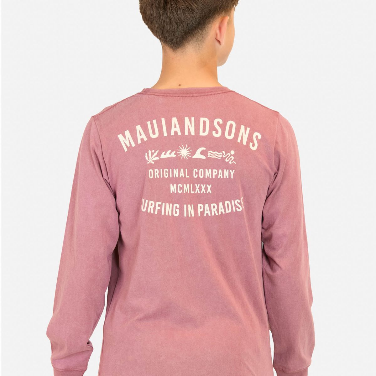 MAUI AND SONS - Polera ML Kona Heat Rojo Infantil Maui And Sons - Rojo