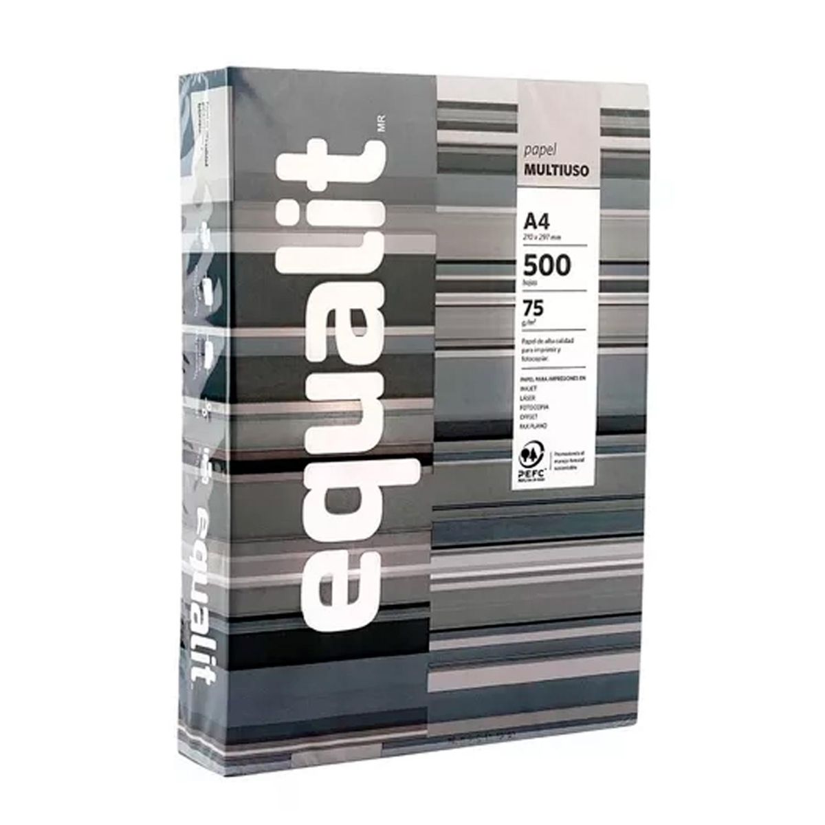 EQUALIT - Resma Papel Multiproposito 75gr (500hj) (A4)