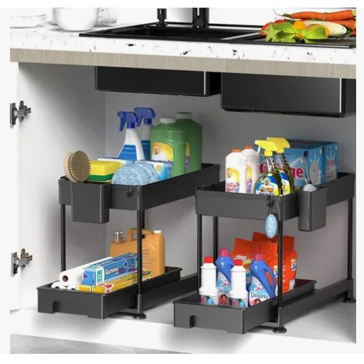 OFERTABKN - Organizador Multifuncional De Cocina Baño Estante Deslizante