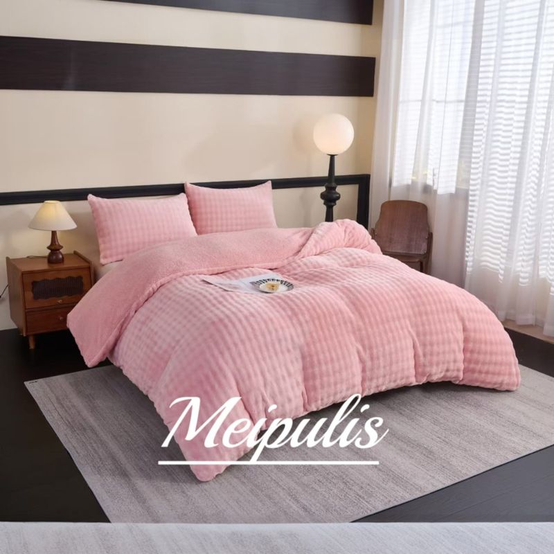 ANGELES DEL HOGAR - COBERTOR CON CHIPORRO DE CONEJO MEIPULIS 1.5