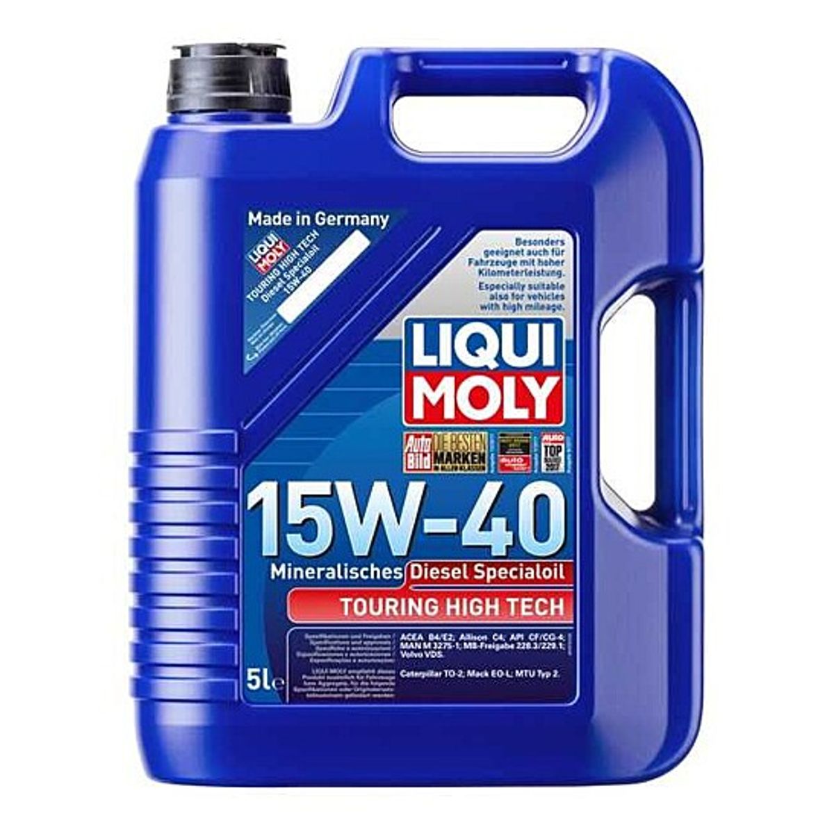 LIQUI MOLY - Aceite Liqui Moly Touring High Tech Diesel-Spezialöl 15W-40 5 lt