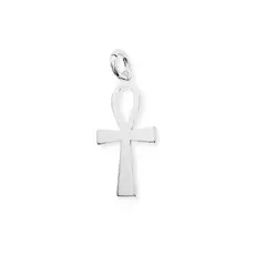 ANDREA COGGIOLA JOYAS - Colgante Cruz Ankh Plata Fina 925