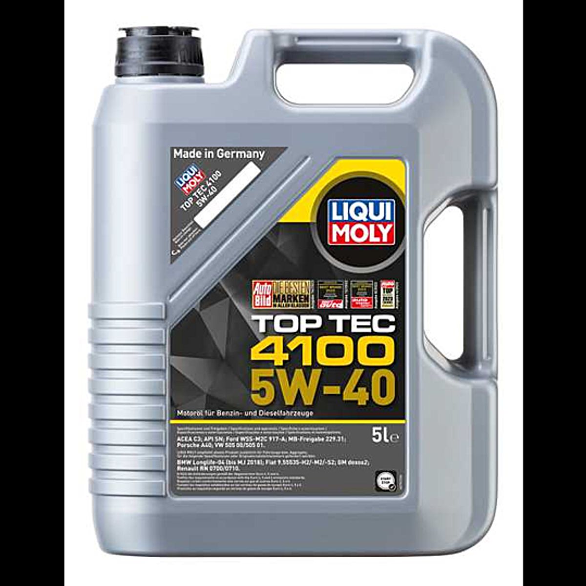 LIQUI MOLY - Aceite Liqui Moly Top Tec 4100 5W-40 5 lt