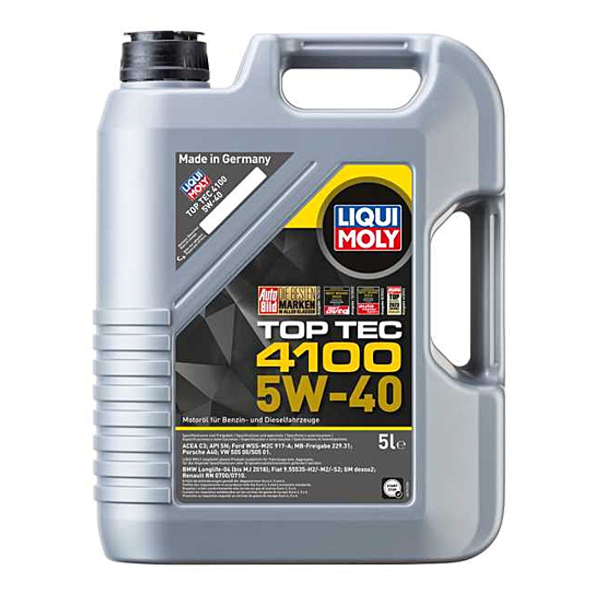 LIQUI MOLY - Aceite Liqui Moly Top Tec 4100 5W-40 5 lt