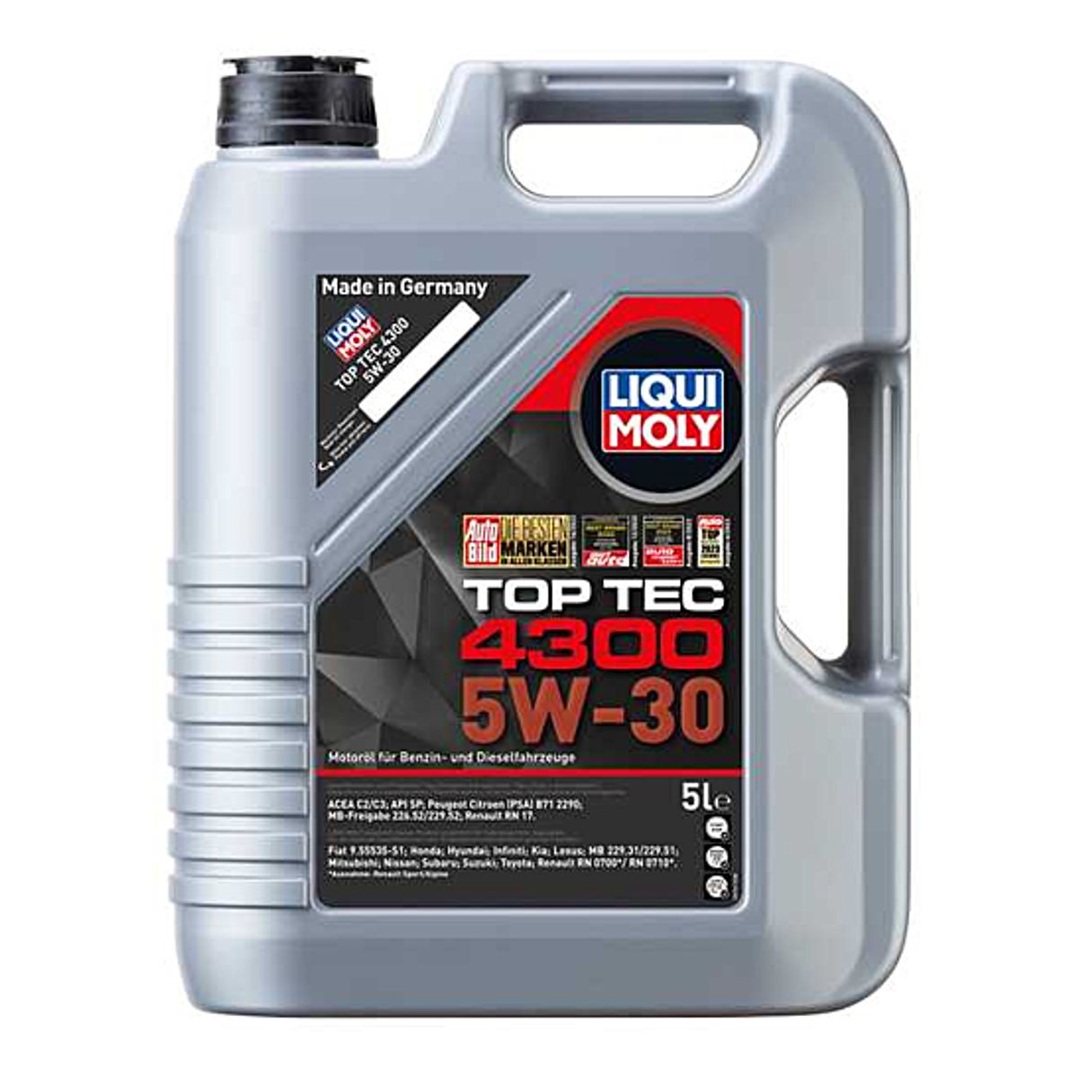 LIQUI MOLY - Aceite Liqui Moly Top Tec 4300 5W-30 5 lt