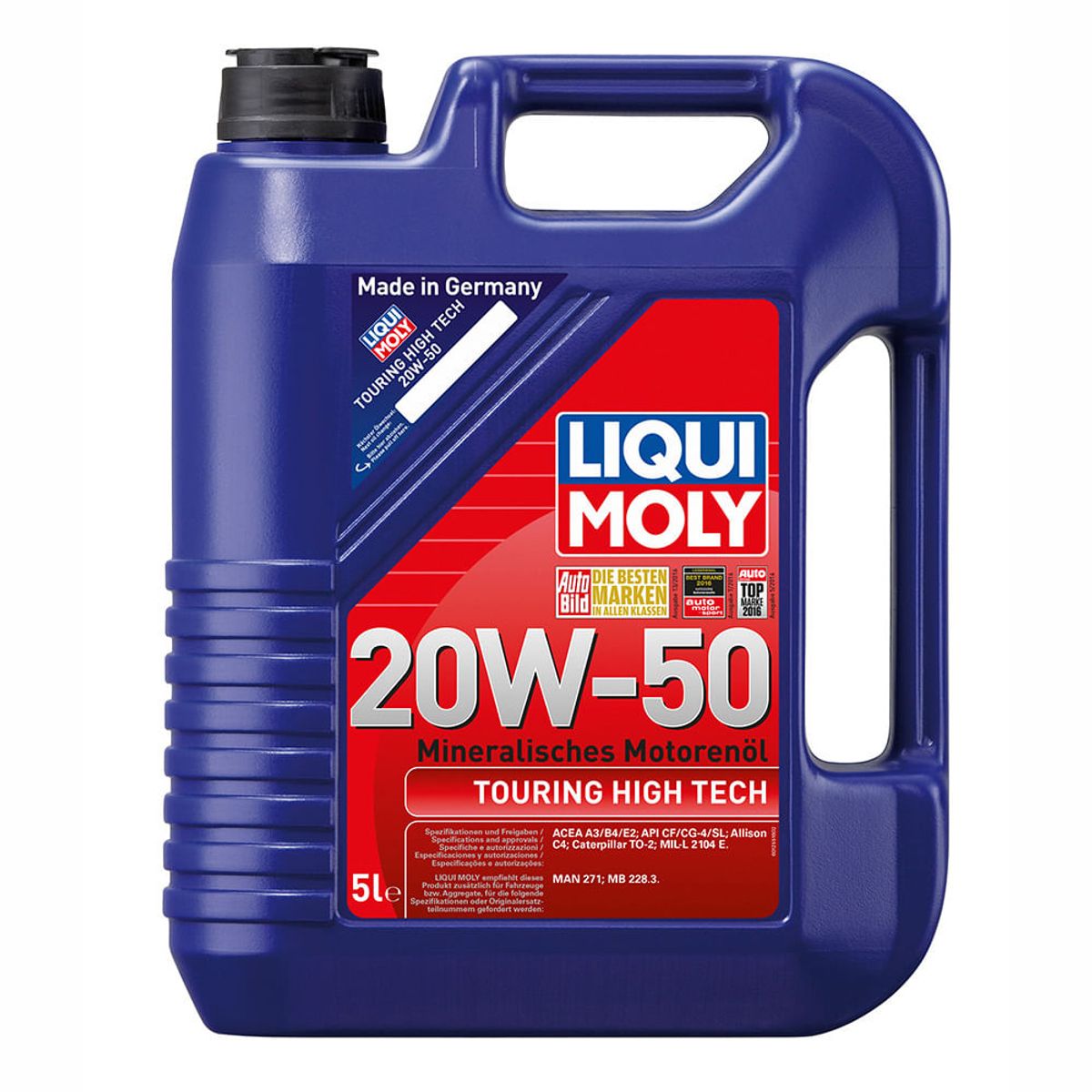 LIQUI MOLY - Aceite Liqui Moly Touring High Tech 20W-50 5 lt