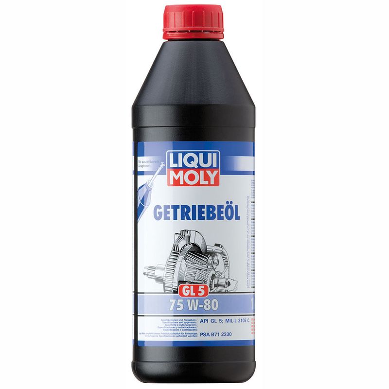 LIQUI MOLY - Aceite Liqui Moly Getriebeöl (GL5) SAE 75W-80 1 lt