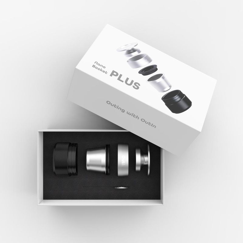 OUTIN - Cesta Plus para cafetera espresso portátil Nano