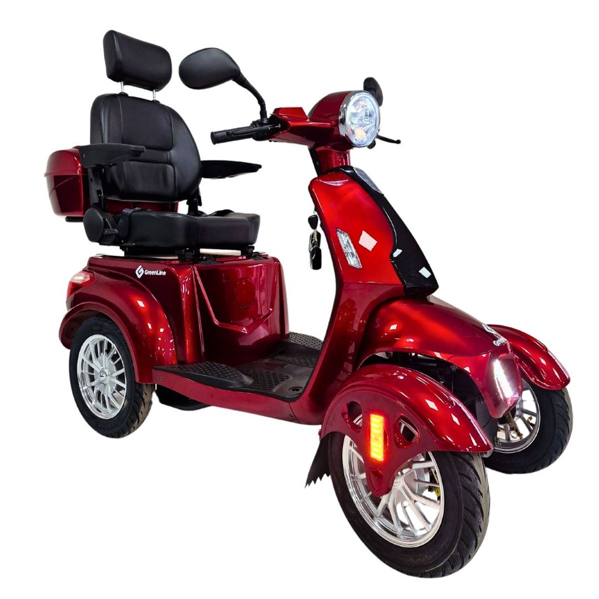 LEKO - Triciclo Eléctrico LEKO Modelo GRF Color ROJO