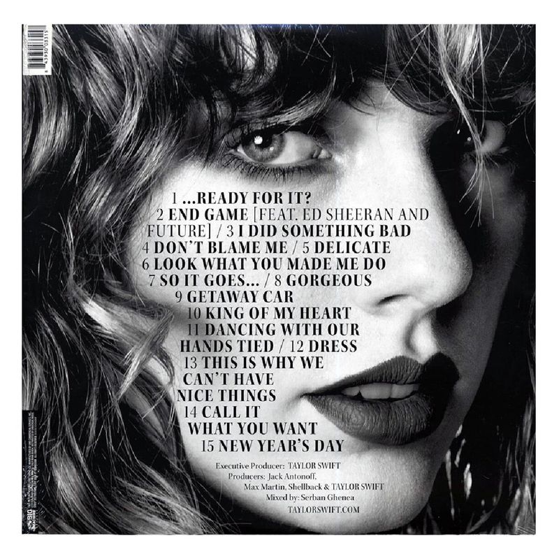 GRUPO LASER DISC - Vinilo taylor swift reputation picture disc 2lp