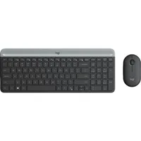 MK470 Kit Inalambrico, Teclado, Mouse, Receptor USB, Grafito