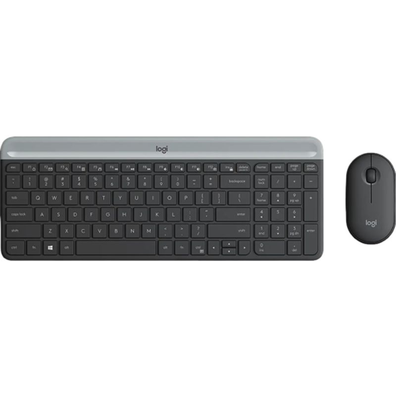 LOGITECH - Kit Inalámbrico Logitech MK470 Teclado y Mouse Grafito USB