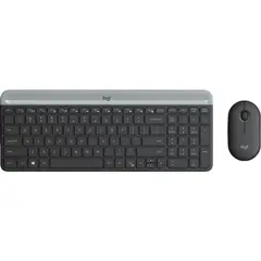 LOGITECH - Kit Inalámbrico MK470 Teclado y Mouse Grafito USB