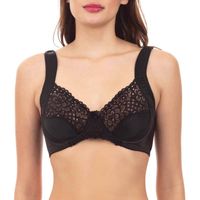 Sostén Copa B Microfibra Con Encaje