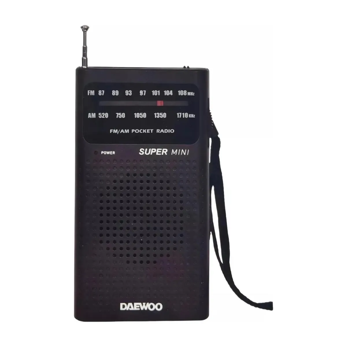 DAEWOO - Radio De Bolsillo Am Fm Negro Di213 Daewoo