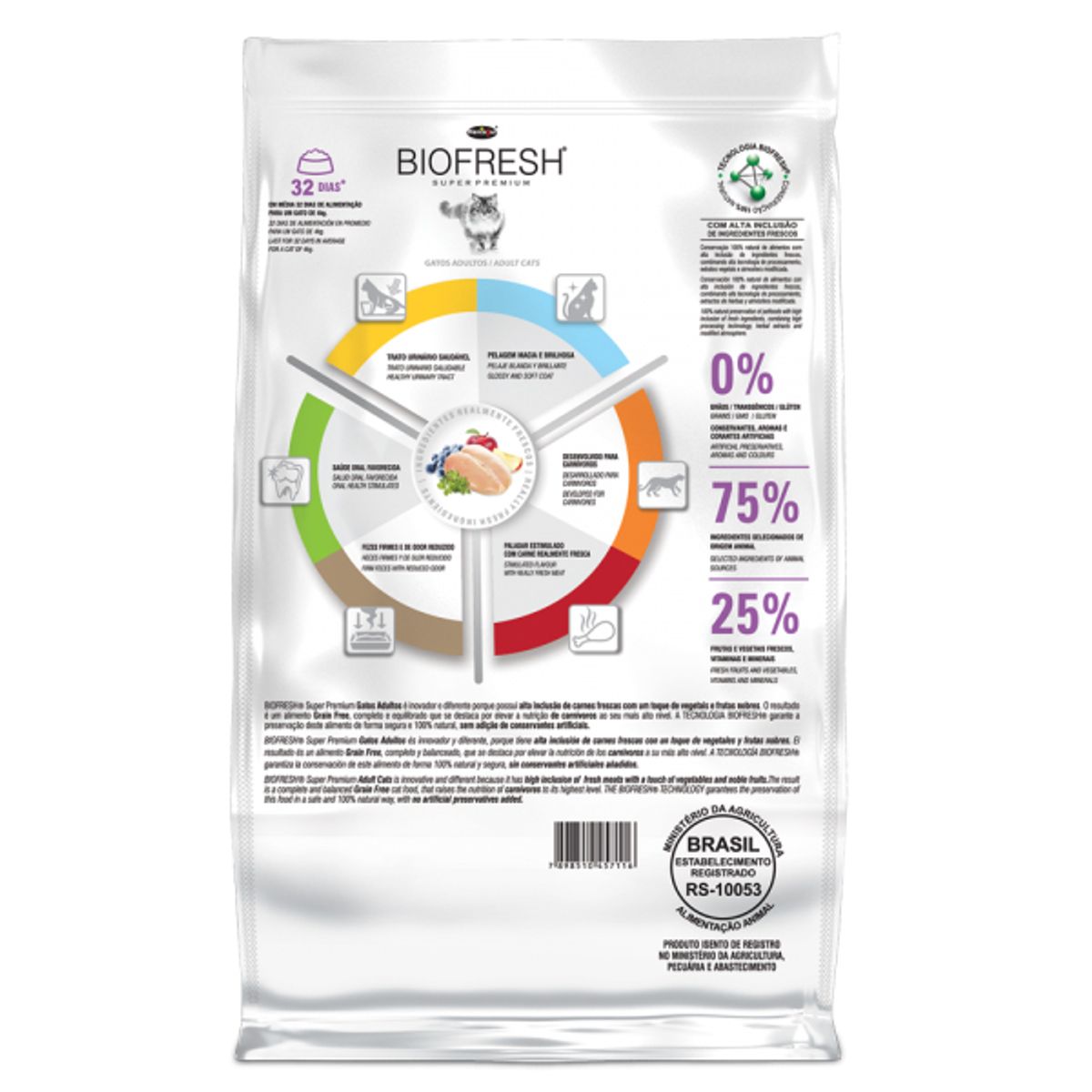 BIOFRESH - Alimento Biofresh Gato Adulto 1.5Kg