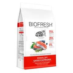 BIOFRESH - Briofresh Alimento Gato Adulto Castrado 7.5Kg