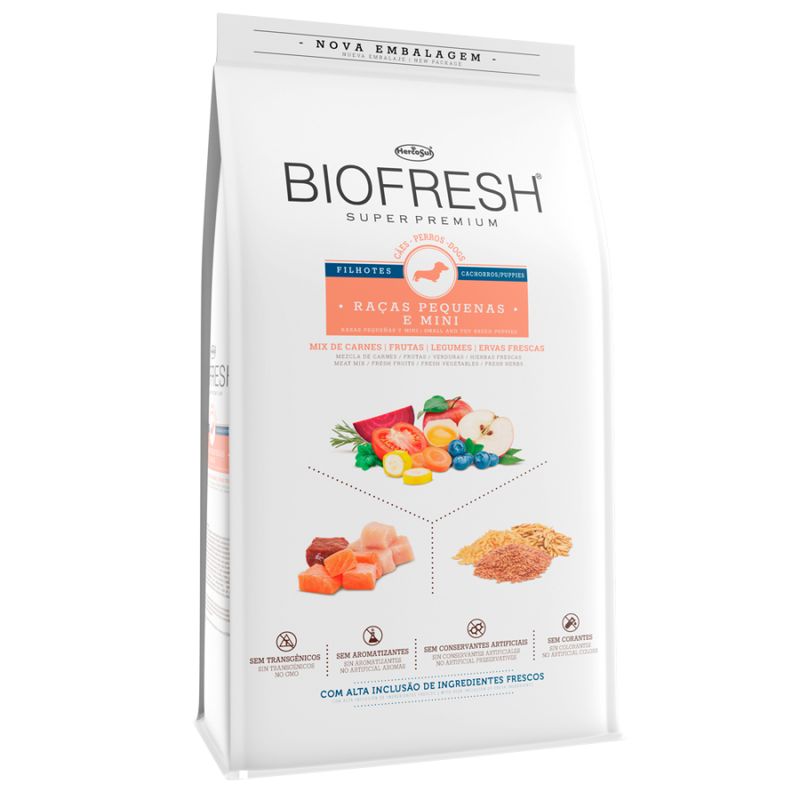 BIOFRESH - Biofresh Alimento Cachorro Raza Pequeña y Mini 3Kg