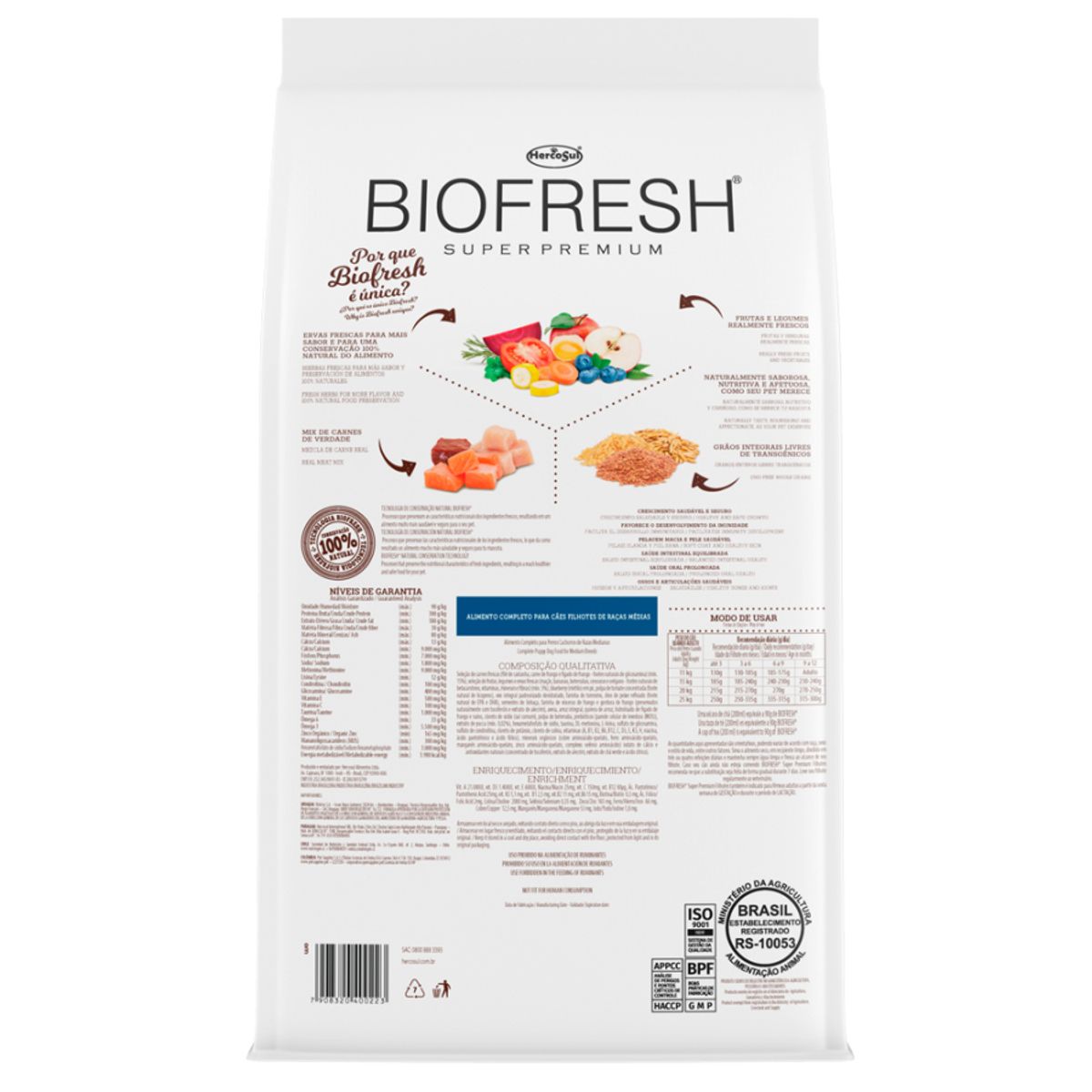 BIOFRESH - Alimento Biofresh Cachorro Raza Pequeña y Mini 3Kg