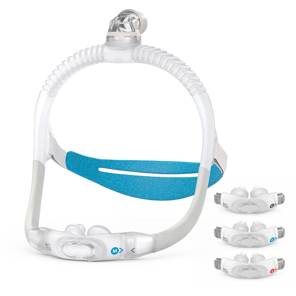 TOPMEDIC - Máscara CPAP Nasal Pillows TOPMEDIC ResMed AirFit P30i - 3 Tallas Incluidas - Anti Ronquidos