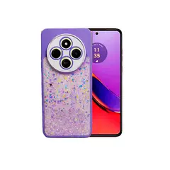 GENERICO - CARCASA PARA XIAOMI REDMI 14C GLITTER INCLUYE POP SOCKET COLOR LILA