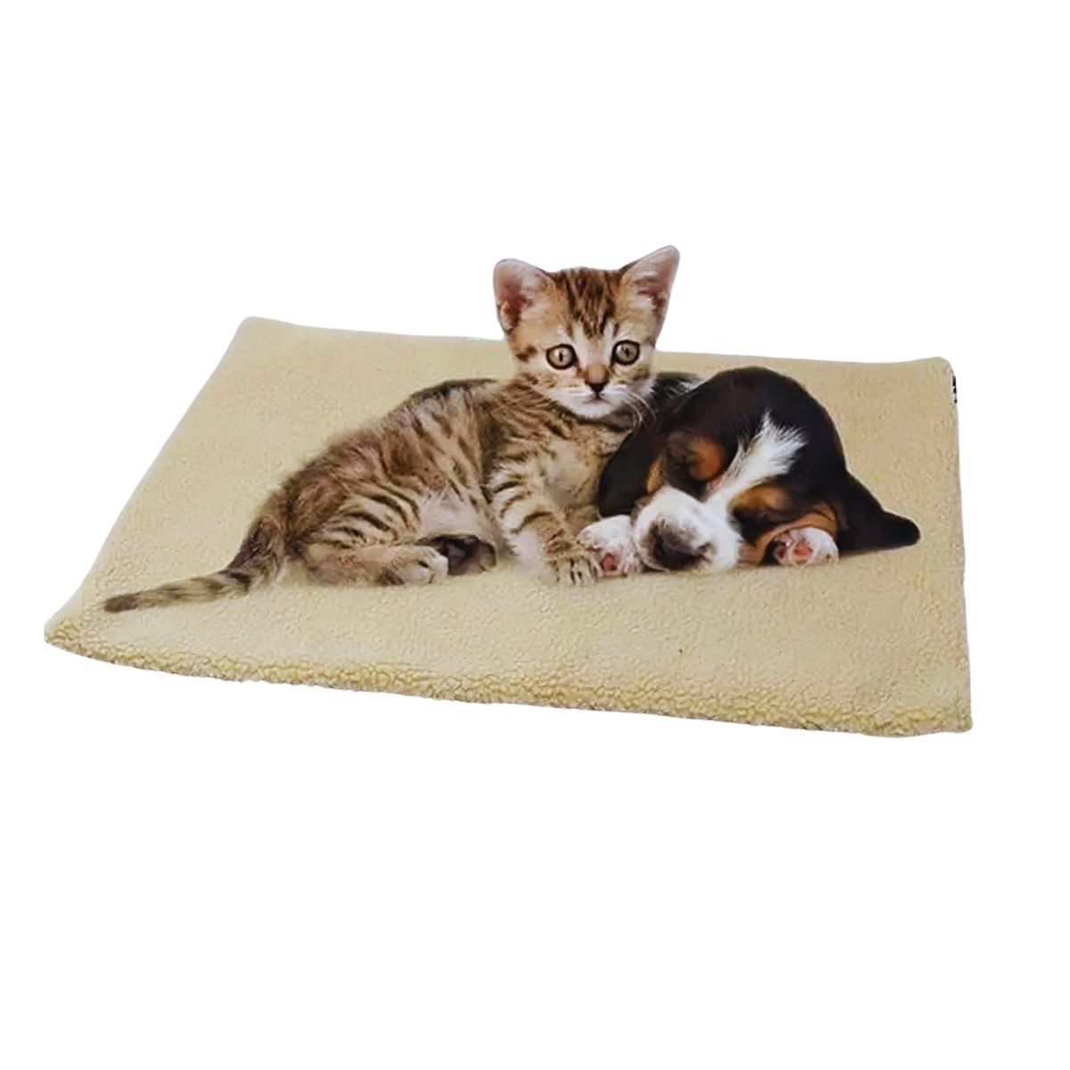 GENERICO - Cama Alfombra Polar Invierno Mascotas Perros Gatos 59x47
