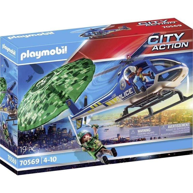 PLAYMOBIL - PLAYMOBIL HELICOPTERO PERSECUCION POLICIAL PM70569